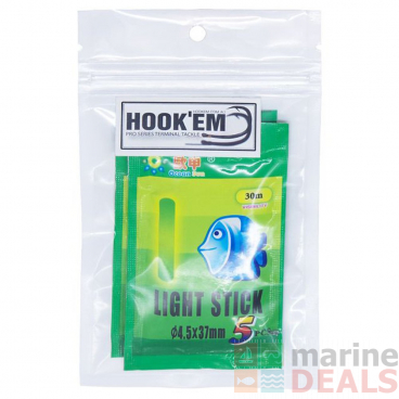 Hook'em Replacement Mini Glow Sticks 37mm 2-Pack