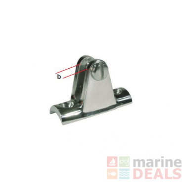 Marine Town Canopy Rail Mount S/S Curved Base