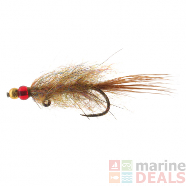 Manic Tackle Project Balanced Leech Streamer Fly Olive #8