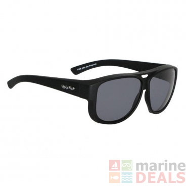 Ugly Fish P506 Fit Over Polarised Sunglasses Matte Black/Smoke