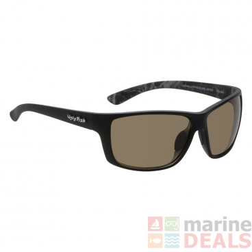 Ugly Fish Lightning PPH8333 Polarised Sunglasses Matte Black Frame Brown/Smoke Photochromic Lens