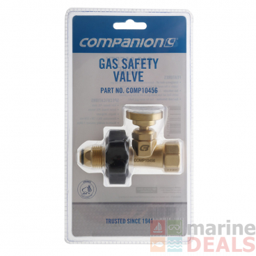 Companion Gas Safety Valve and Gauge