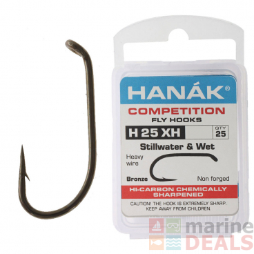 HANAK Competition H25XH Barbed Hook Qty 25