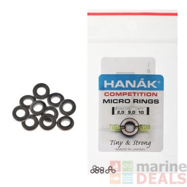 HANAK Competition Micro Rings Black Nickel 2mm Qty 10