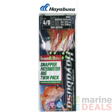 Hayabusa Snapper Flasher Rig Twin Pack