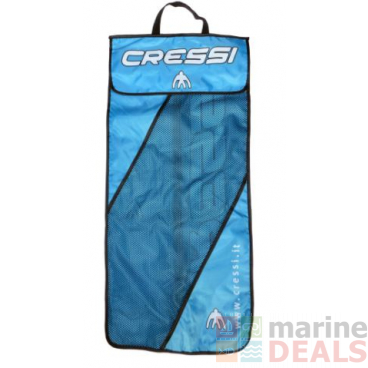 Cressi Pluma Mesh Bag for Snorkel and Fins Set Blue
