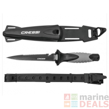 Cressi Finisher Spearfishing Dive Knife 26cm