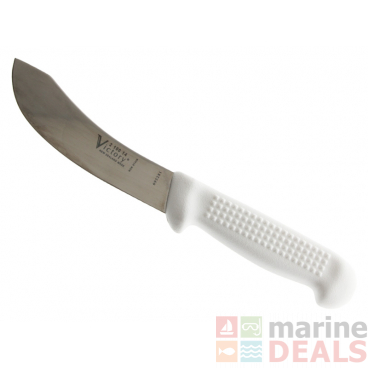 Victory 2/100/14/115W Small Skinning Knife White Handle 14cm