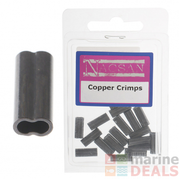 Nacsan Copper Double Crimp Sleeves