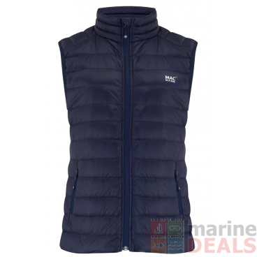 Mac in a Sac Alpine Packable Womens Down Vest Navy