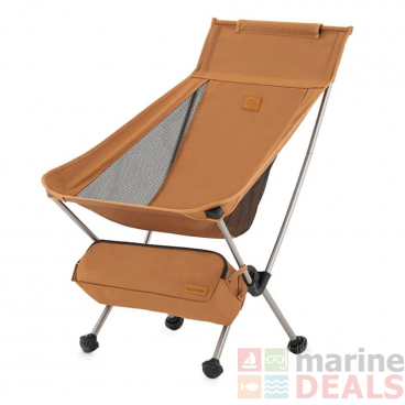 Naturehike Moon High Back Portable Folding Camping Chair Brown/Orange