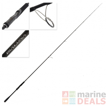 Shimano Dialuna S80MH Medium Heavy Freshwater Spin Rod 8ft PE1-2.5 2pc