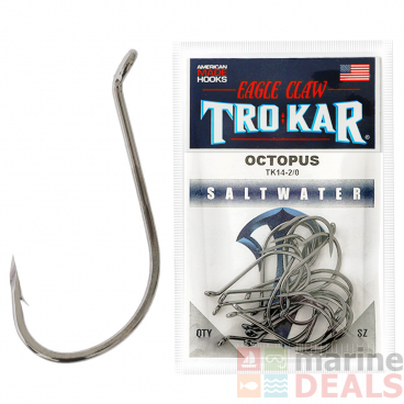 Trokar TK14 Saltwater Octopus Hooks 1/0 Qty 16