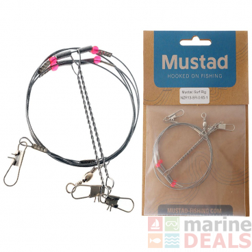 Mustad Stainless Wire Twin Dropper Surf Casting Rig