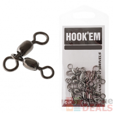 Hook'em Premium 3-Way Crane Swivels