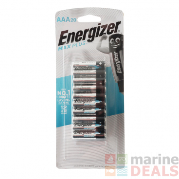 Energizer Max Plus AAA Alkaline Battery 20-Pack
