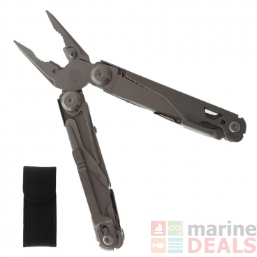 15-in-1 Stainless Steel Multi-Tool Silver