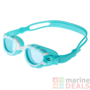 Aqualine Vantage V2 Swimming Goggles White/Teal
