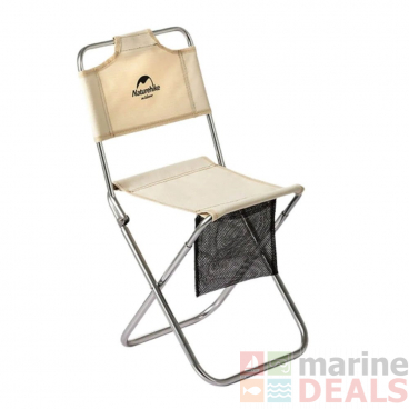 Naturehike Ultralight Aluminium Folding Camping Chair Khaki