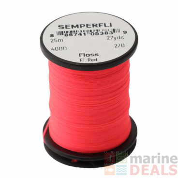 Semperfli Fly Tying Floss Fluoro Red