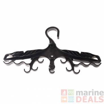 Aropec BCD and Dive Accessory Hanger Black