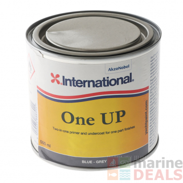 International One UP Boat Primer/Undercoat Blue/Grey 500ml