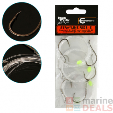 Black Magic C Point Hook Strayline Rig 5/0 and 6/0