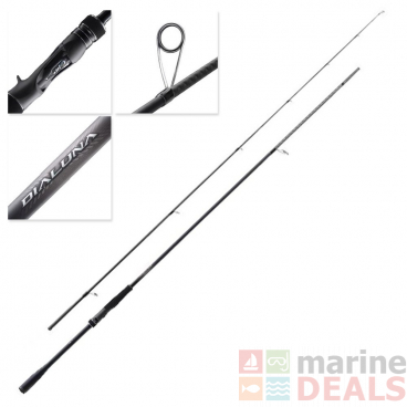 Shimano Dialuna S76M Medium Freshwater Spin Rod 7ft 6in 7-35g PE0.8-2 2pc