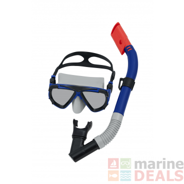 Bestway Dominator II Mask and Snorkel Set Blue/Black