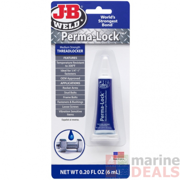 J-B Weld Perma-Lock Blue Medium Strength Threadlocker