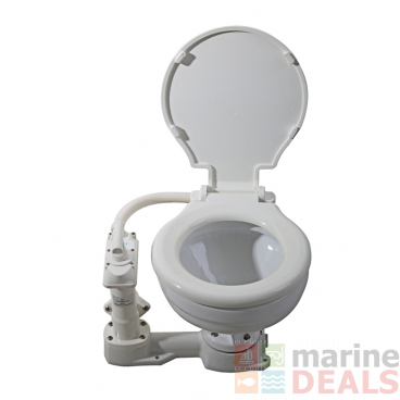 Manual Marine Toilet with Plastic Seat and Cover