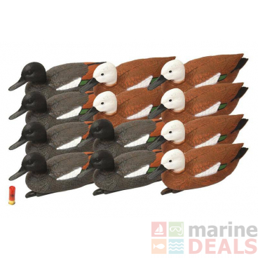 Outdoor Outfitters Paradise Family Decoy Pack 6 Drakes 6 Hens 41cm