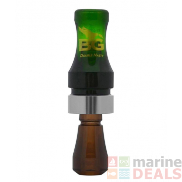 Buck Gardner Double Nasty Double Reed Polycarbonate Duck Call Green/Smoke