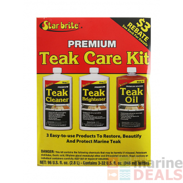Star Brite Premium Teak Care Kit