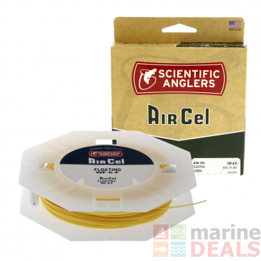 Scientific Anglers AirCel Floating Fly Line WF6 Yellow 24.3m