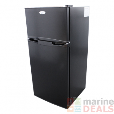 Challenger Fridge/Freezer with Interchangeable Door 102L 12V/24V - Black