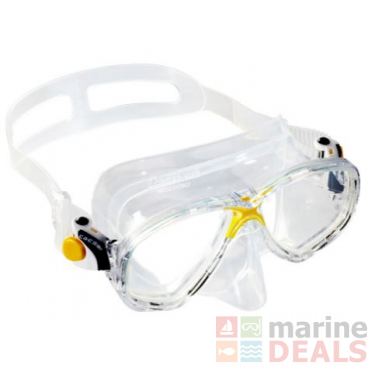 Cressi Marea Adult Snorkeling Mask Clear/Yellow