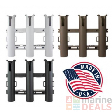 Sea-Dog Triple Threat 3 Rod Holder White