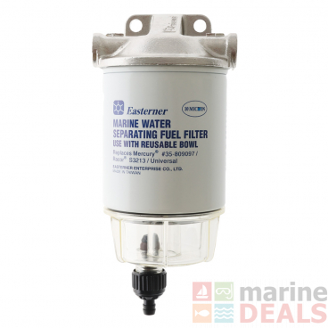 Stainless Steel Fuel Filter with Clear Bowl