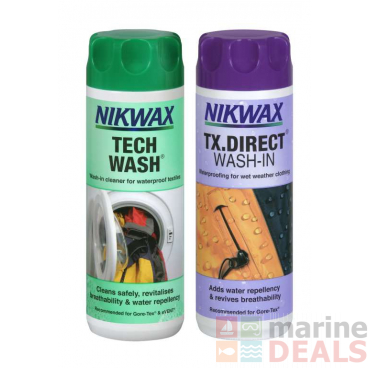 Nikwax Tech Wash 150ml + TX Direct Wash In 100ml