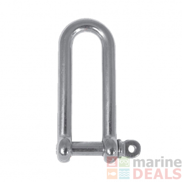 Stainless Steel Captive Pin Long D Shackle