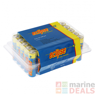 Eclipse AA Alkaline Batteries Bulk Pack Qty 40