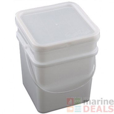 Richmond Square Plastic Bucket with Lid