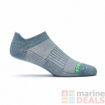 Wrightsock Coolmesh II Tab Socks Steel/Grey XL