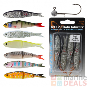 Savage Gear 4Play Swim and Jerk Swimming Soft Bait 8cm 4g