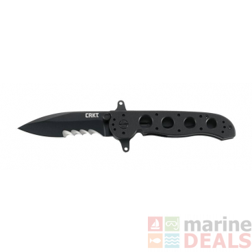 CRKT M21 Special forces Drop Point Folding Knife with Veff Serrations