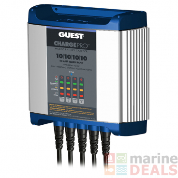 Guest On-Board Battery Charger 40A / 12V 4 Bank 120V Input