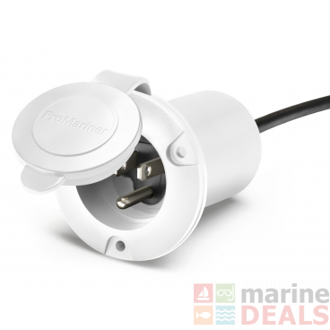 Pro Mariner 51310 Universal AC Plug Holder White