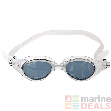 Cressi Flash Womens Clear Swimming Goggles Smoke Lens