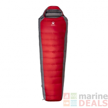 Domex Halo Pinnacle -10C Sleeping Bag Red/Charcoal X-Tall